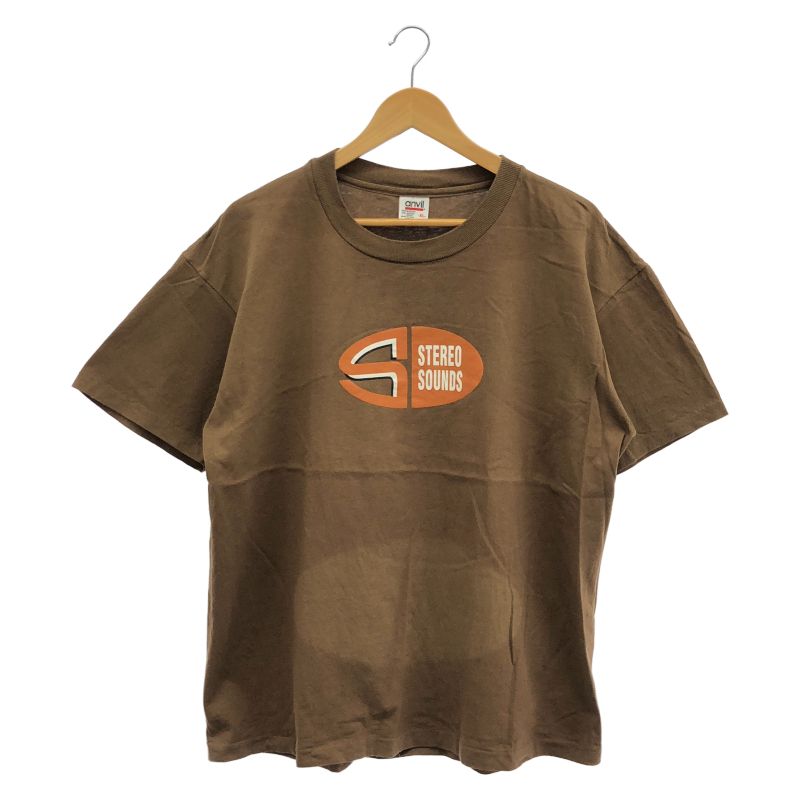 【中古】90s Stereo Sounds Skateboards Tシャツ ブラウン サイズXL ステレオ サウンド[19]