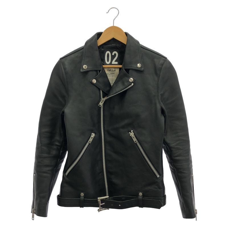 【中古】vallet liugoo レザー ダブルライダースジャケット ヴァレットリューグー[19]