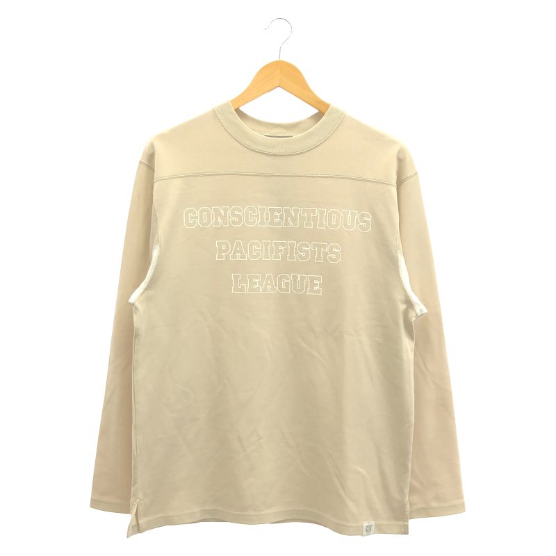 【中古】GENERALRESEARCH ゲームシャツ サイズM ベージュ ジェネラルリサーチ 2000 Conscientious Pacifists League [19]