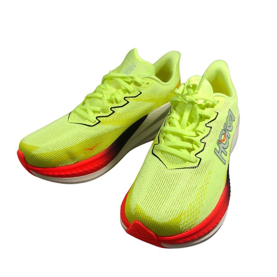 ホカオネオネ ランニングシューズ マッハ X3 イエロー【AFC2】【中古】