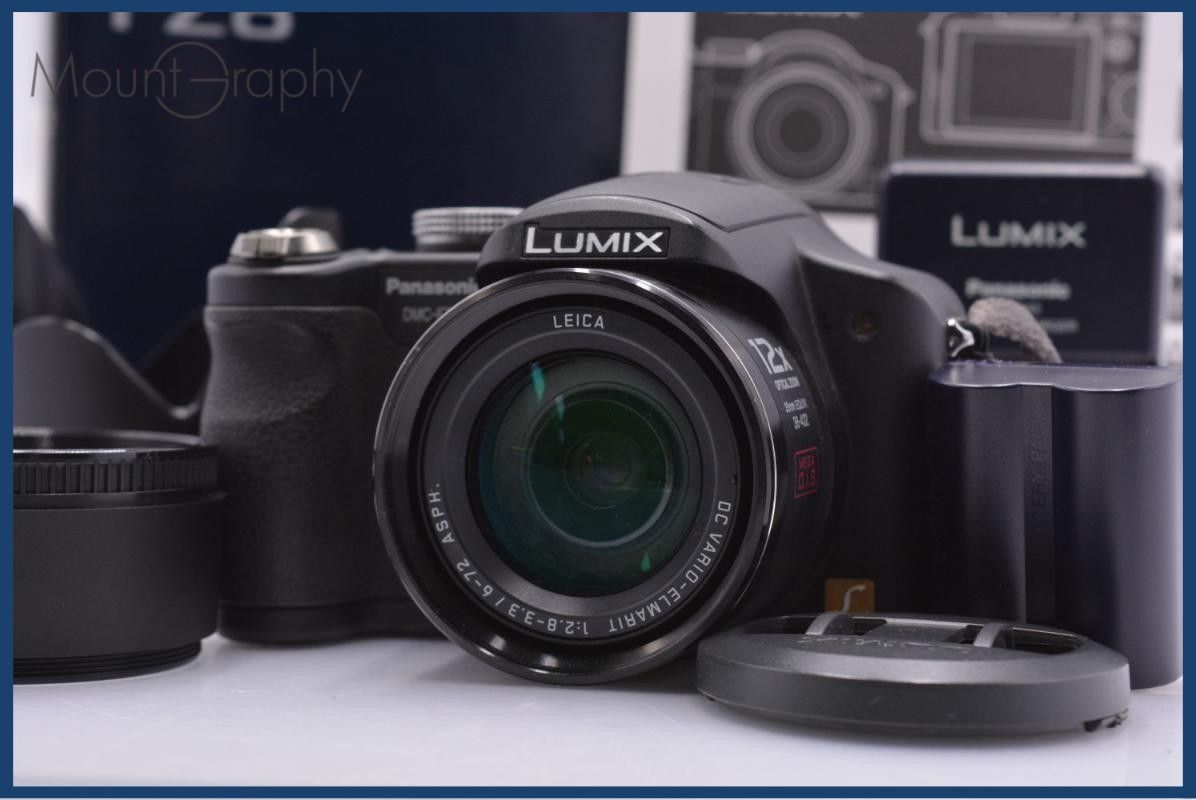 パナソニック Panasonic LUMIX DMC-FZ8 12x 元箱、バッテリー、充電器、取扱説明書、前キャップ、レンズフード付属 #am6841 24,382円