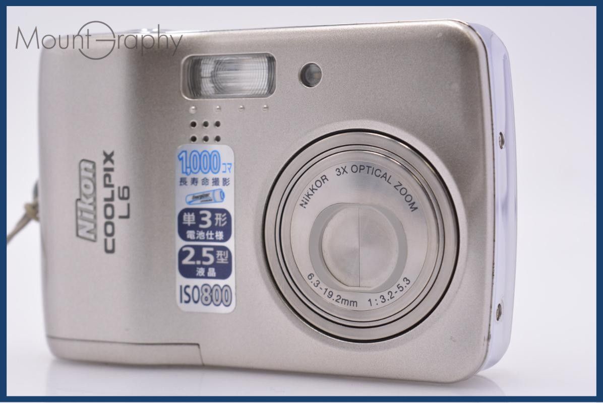 ⭐️Nikon COOLPIX L6 単三電池使用モデル デジタルカメラ付属品多数
