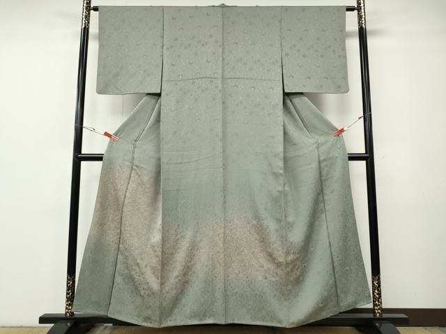平和屋着物●色留訪問着　枝桜文　暈し染め　金彩　正絹　逸品　CABG5224ut