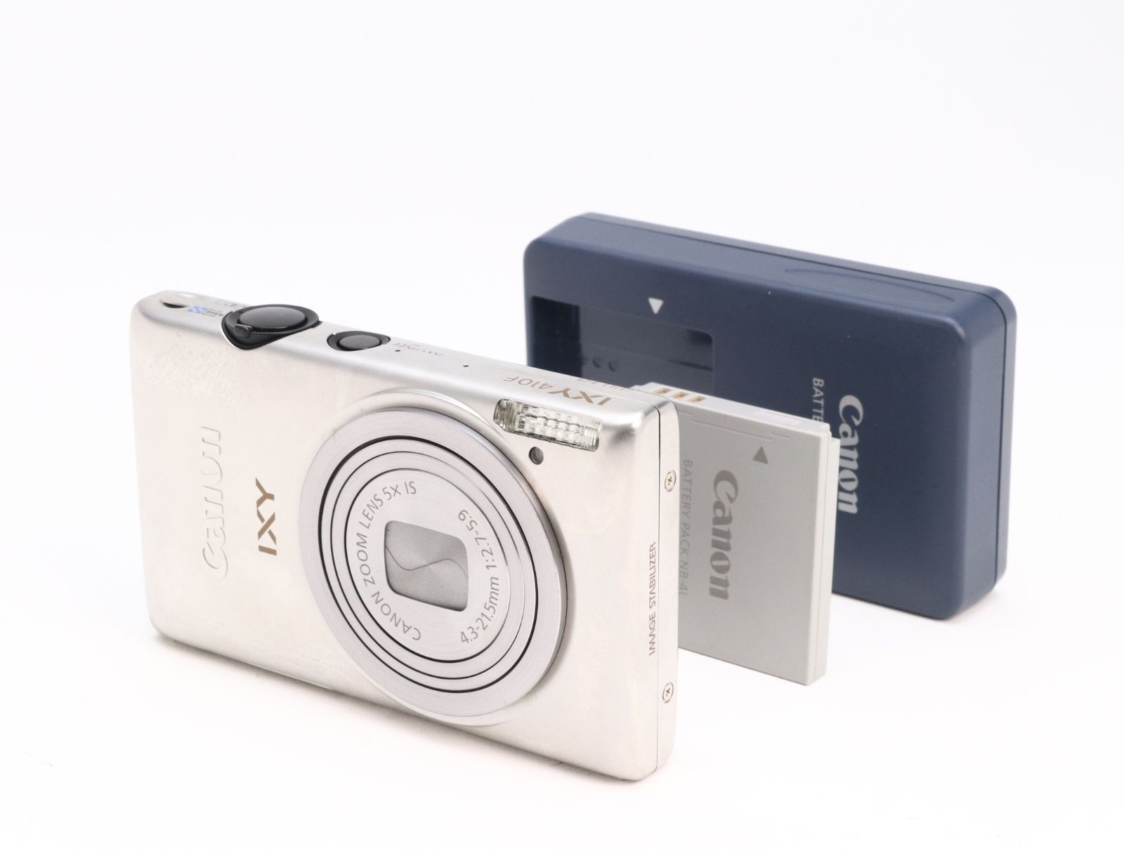 AB- (良品) Canon キヤノン IXY 410F シルバー 初期不良返品対応 55-153