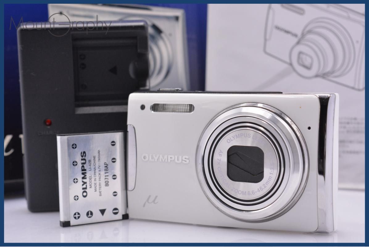 カメラ オリンパス OLYMPUS μ 1060 7x 元箱、バッテリー、充電器、取扱