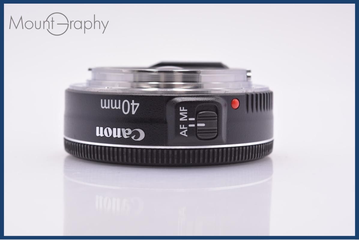 【美品・動作保証】 キヤノン Canon EF 40mm F2.8 STM 前後キャップ&amp;レンズフィルター付 同梱無料 #am6887 美品・動作保証】 キヤノン Canon EF 40mm F2.8 STM 前後キャップ