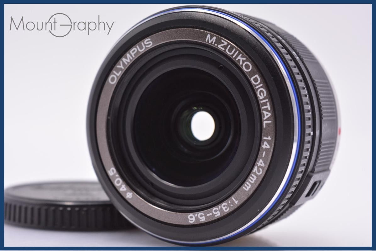 【動作保証】 オリンパス OLYMPUS M.ZUIKO DIGITAL 14-42mm F3.5-5.6 ED 後キャップ付 同梱無料 #am6907