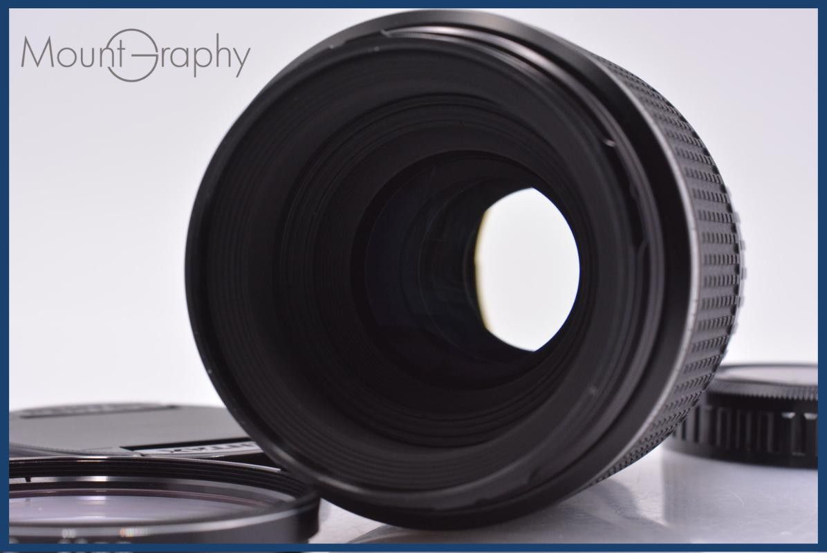 【美品・動作保証】 ペンタックス PENTAX SMC PENTAX-FA 645 MACRO 120mm F4 前後キャップ&レンズフィルター付 同梱無料 #am6914