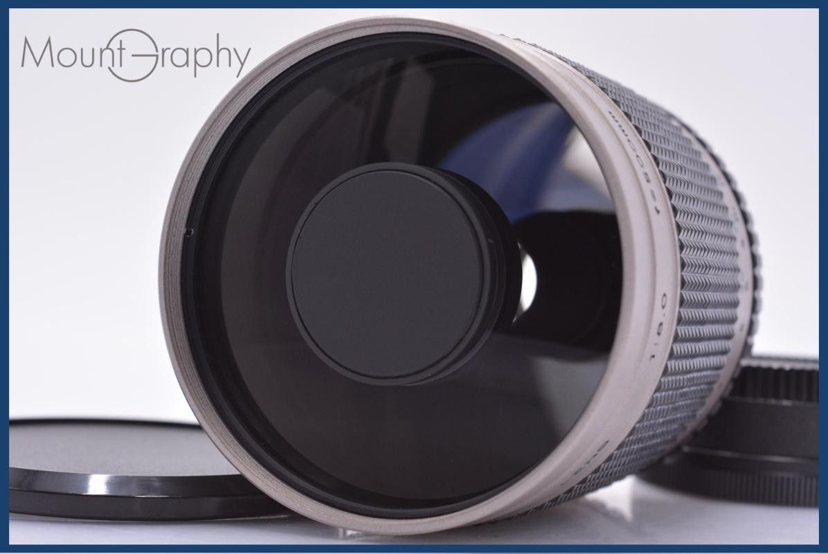 【動作保証】 ケンコー Kenko MIRROR LENS 500mm F8 前後キャップ付 ニコンF用(MF) 同梱無料 #am6954