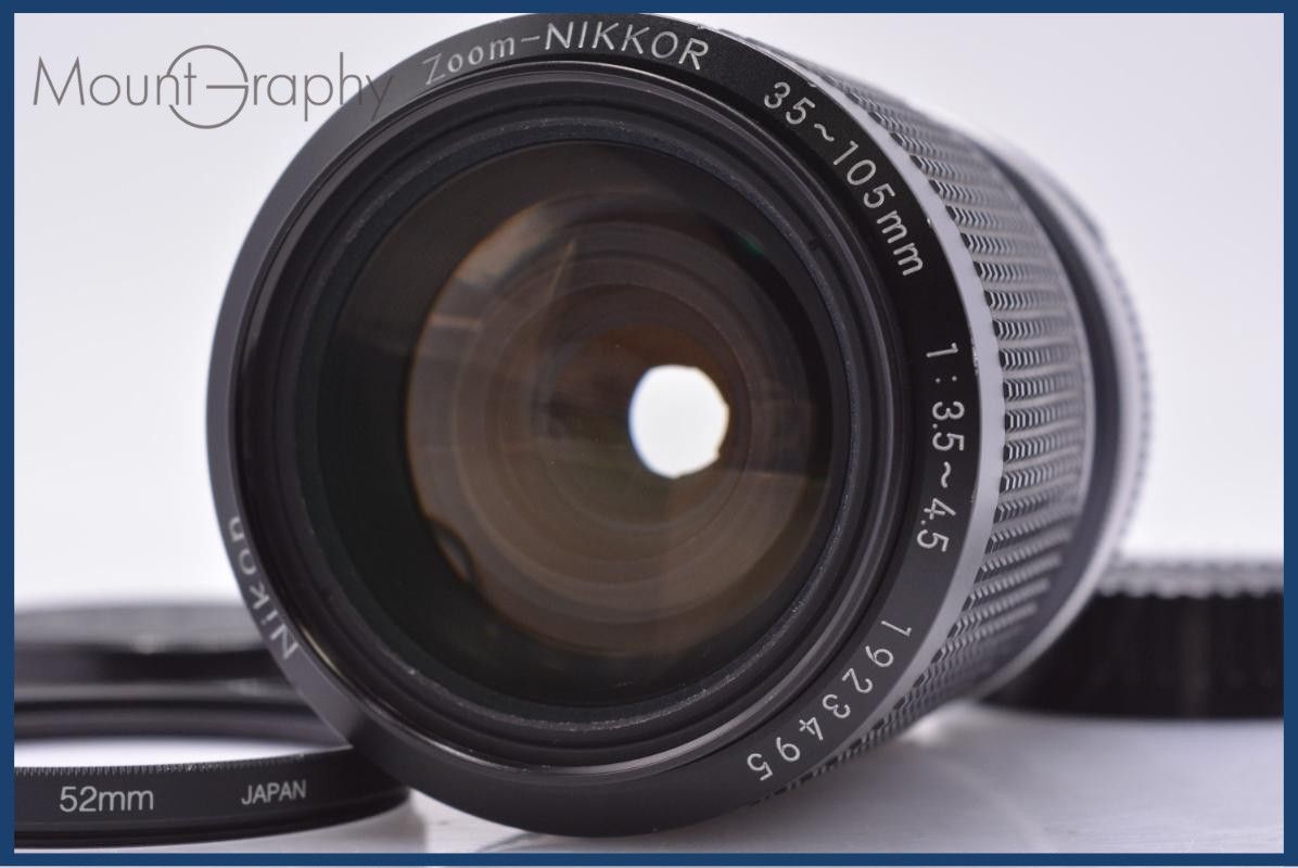 動作保証】 ニコン Nikon Zoom-NIKKOR 35-105mm F3.5-4.5 Ai-S 前後