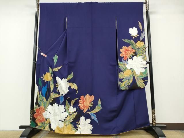 平和屋着物●豪華振袖　草花文　金銀彩　正絹　逸品　CABG5239ut 30,420円