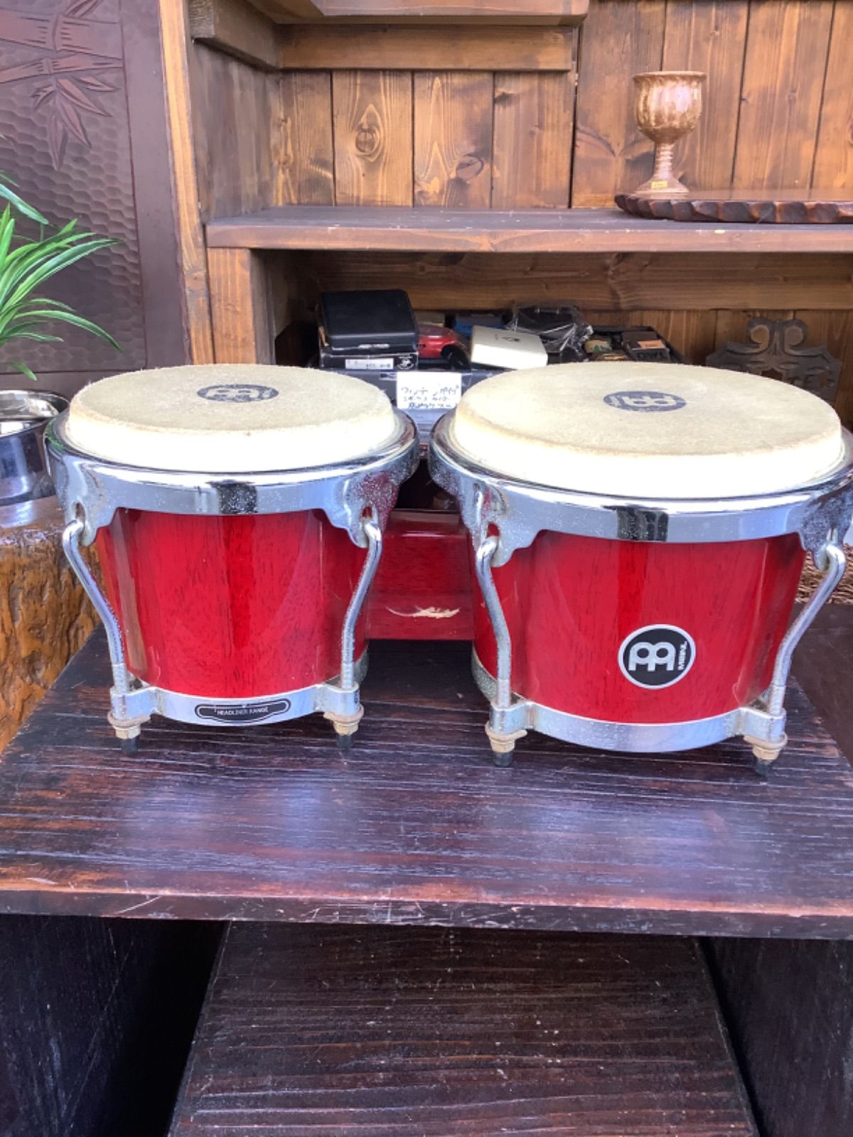 マイネル MEINL マイネル パーカッション 民族楽器 ボンゴ RED レッド