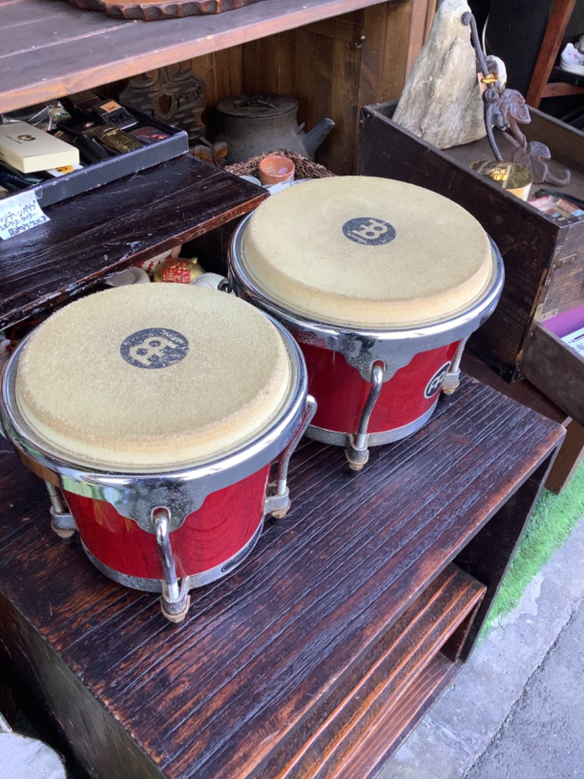 マイネル MEINL マイネル パーカッション 民族楽器 ボンゴ RED レッド