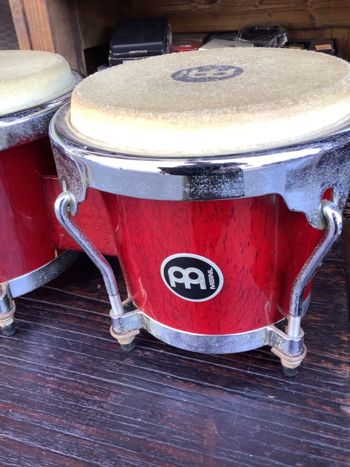 マイネル MEINL マイネル パーカッション 民族楽器 ボンゴ RED レッド