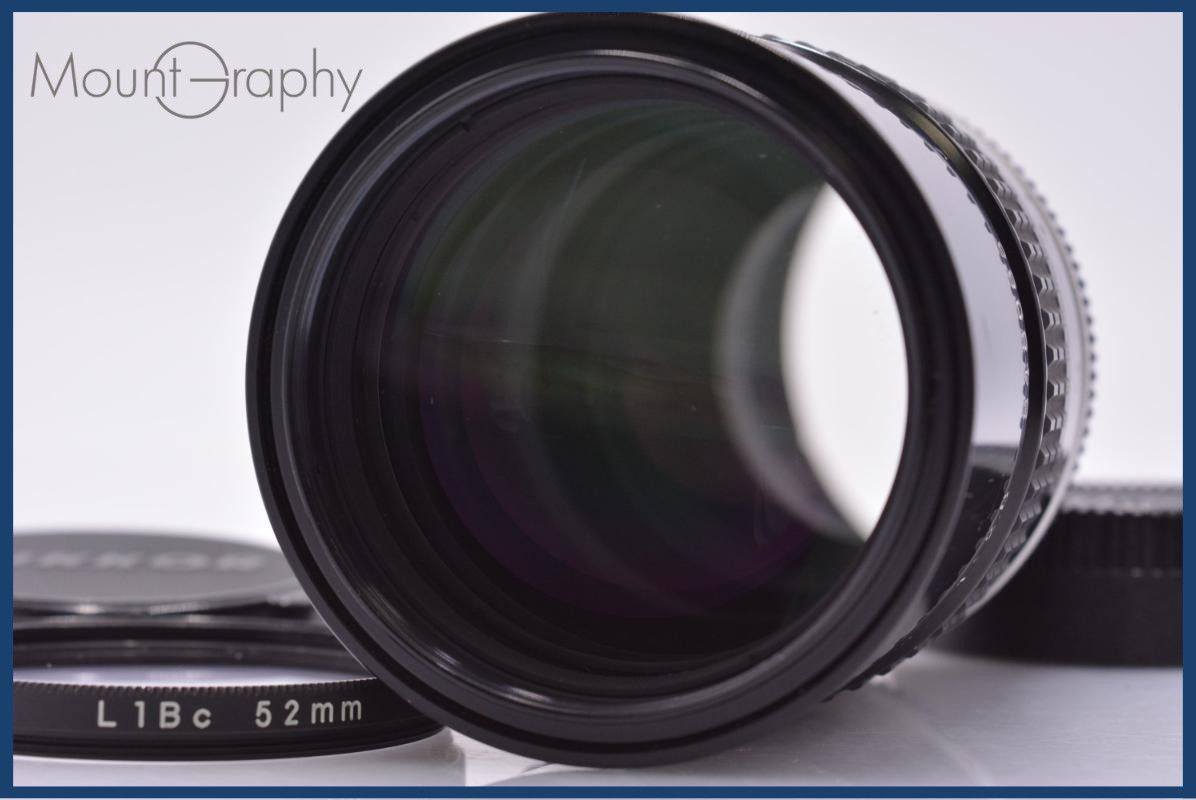 【動作保証】 ニコン Nikon NIKKOR 135mm F2.8 Ai 前後キャップ&レンズフィルター付 同梱無料 #am6982