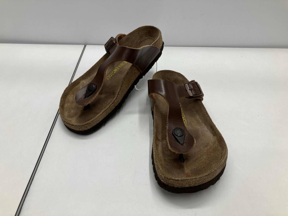 BIRKEN STOCK ビルケン シュトック Ramses ラムゼス サンダル レザー Made in Germany ドイツ製 サイズ24cm ブラウン