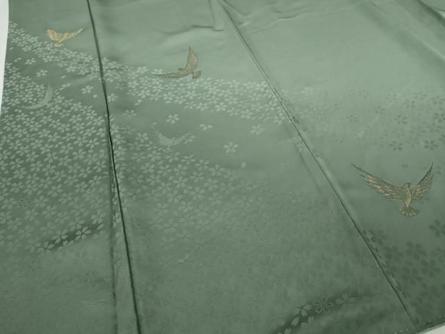 斉藤三才 訪問着 三才鳥 暈し染め 平和屋着物○染色作家 正絹 逸品