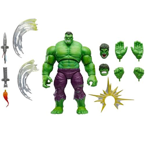 ハズブロ(Hasbro)MARVEL マーベル レジェンド マキシマムシリーズ ハルク、デラックス 『ハルク』 コミックス コレクション用 21.5cmサイズ アクションフィギュア 驚異的な可動部、素晴らしいアクセサリー G0596 正規品Y 563f91e9