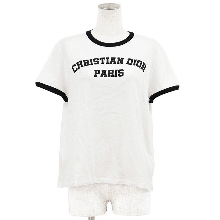 CHRISTIAN DIOR 半袖Tシャツ Sホワイト　コットン　ディオール SALE【美品】Christian Dior クリスチャンディオール 半袖シャツ