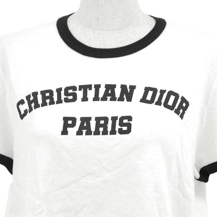 CHRISTIAN DIOR 半袖Tシャツ Sホワイト　コットン　ディオール SALE【美品】Christian Dior クリスチャンディオール 半袖シャツ