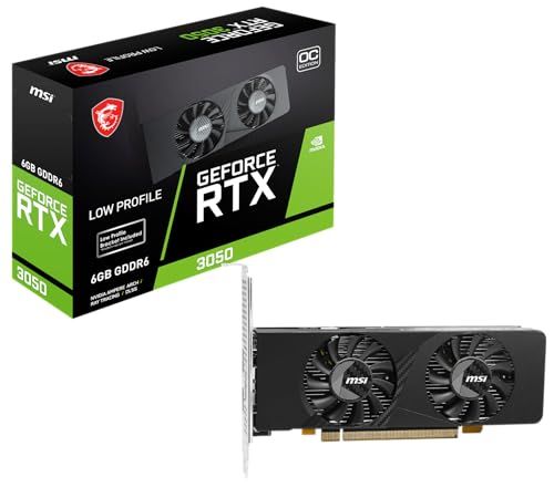 MSI GeForce RTX 3050 LP E 6G OC グラフィックスボード VD9314t