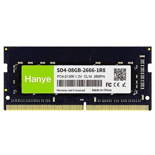 ノートPC用メモリ PC4-21300(DDR4-2666) 8GB SODIMM Hanye 1.2V CL19 260pin SD4-08GB-2666-1R8 国内正規代理店品t