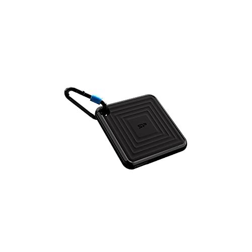 シリコンパワー 外付けSSD 480GB USB3.2 Gen2 Type-C PS4 動作確認済 Mac Windows 小型 耐衝撃 3年保証 PC60 SP480GBPSDPC60CKt