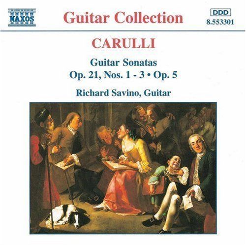 【CD】カルッリ:ギター・ソナタ集 Op. 21, 第1番 - 第3番/Op. 5