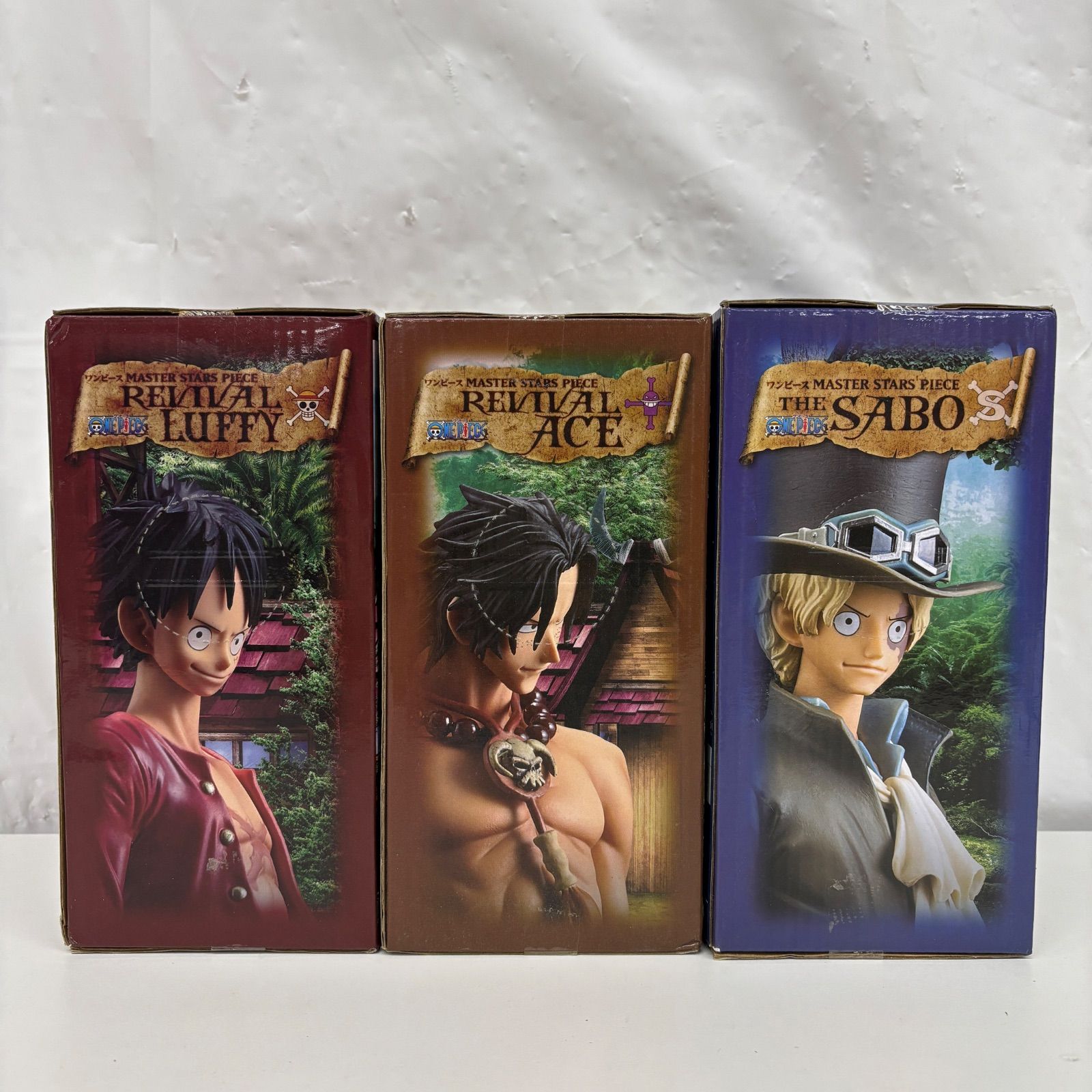 未開封 ワンピース MASTER STARS PIECE 3個セット LF5763 f099 - メルカリ