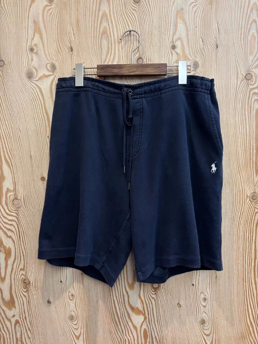 ポロ コットン ネイビー スウェット ショーツ