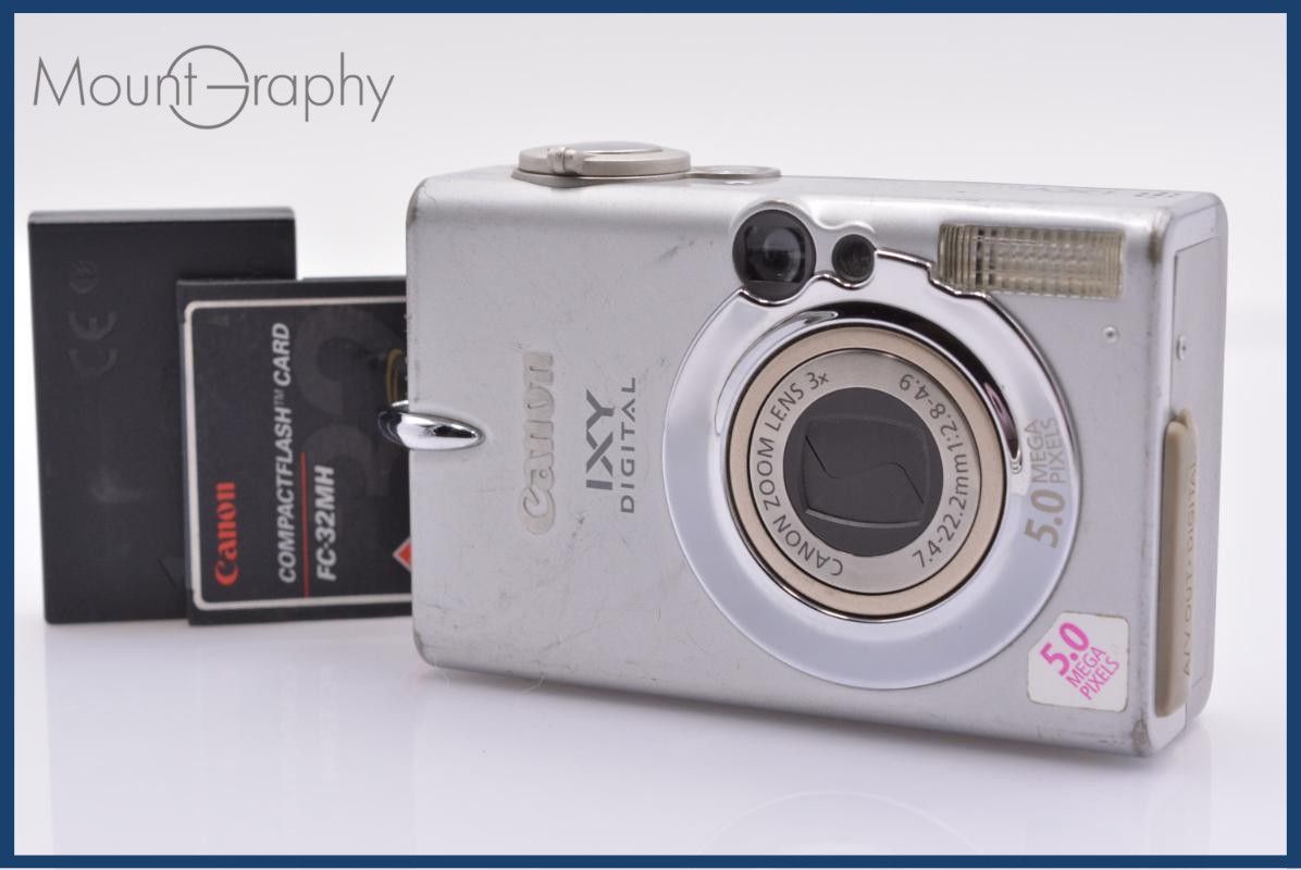 難あり キヤノン Canon IXY DIGITAL 500 3X バッテリー、メモリカード付 同梱無料 #ks80