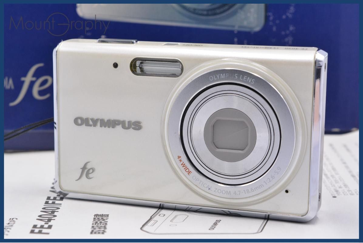 オリンパス Olympus FE-4020 4X 元箱、取扱説明書付属 同梱無料 #ks115