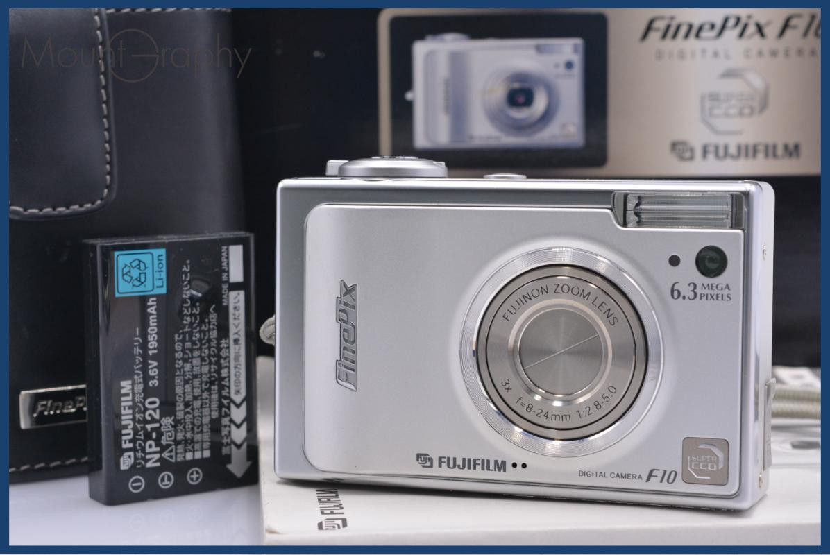 【動作保証】 富士フイルム FUJIFILM FinePix F10 3X 元箱、バッテリー、取扱説明書付属 同梱無料 #ks117