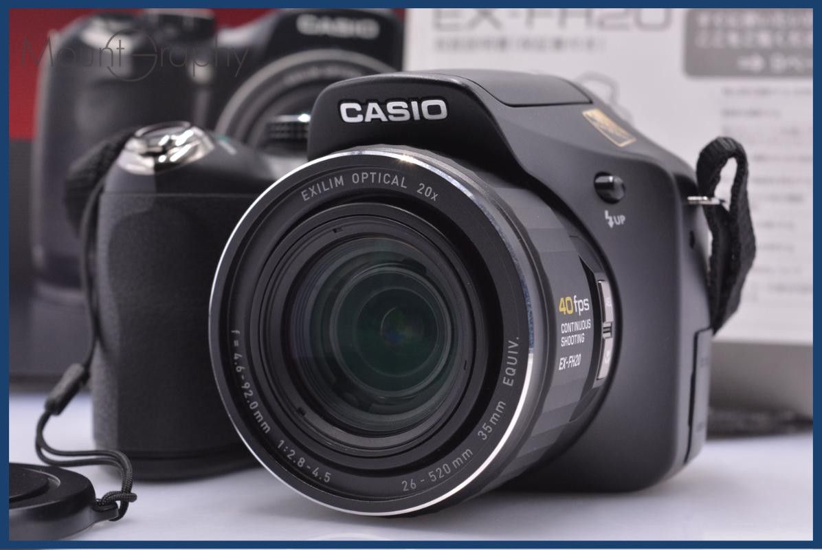 難あり カシオ CASIO EXILIM EX-FH20 20X 単三電池仕様 元箱、取扱説明書付属 同梱無料 #ks137