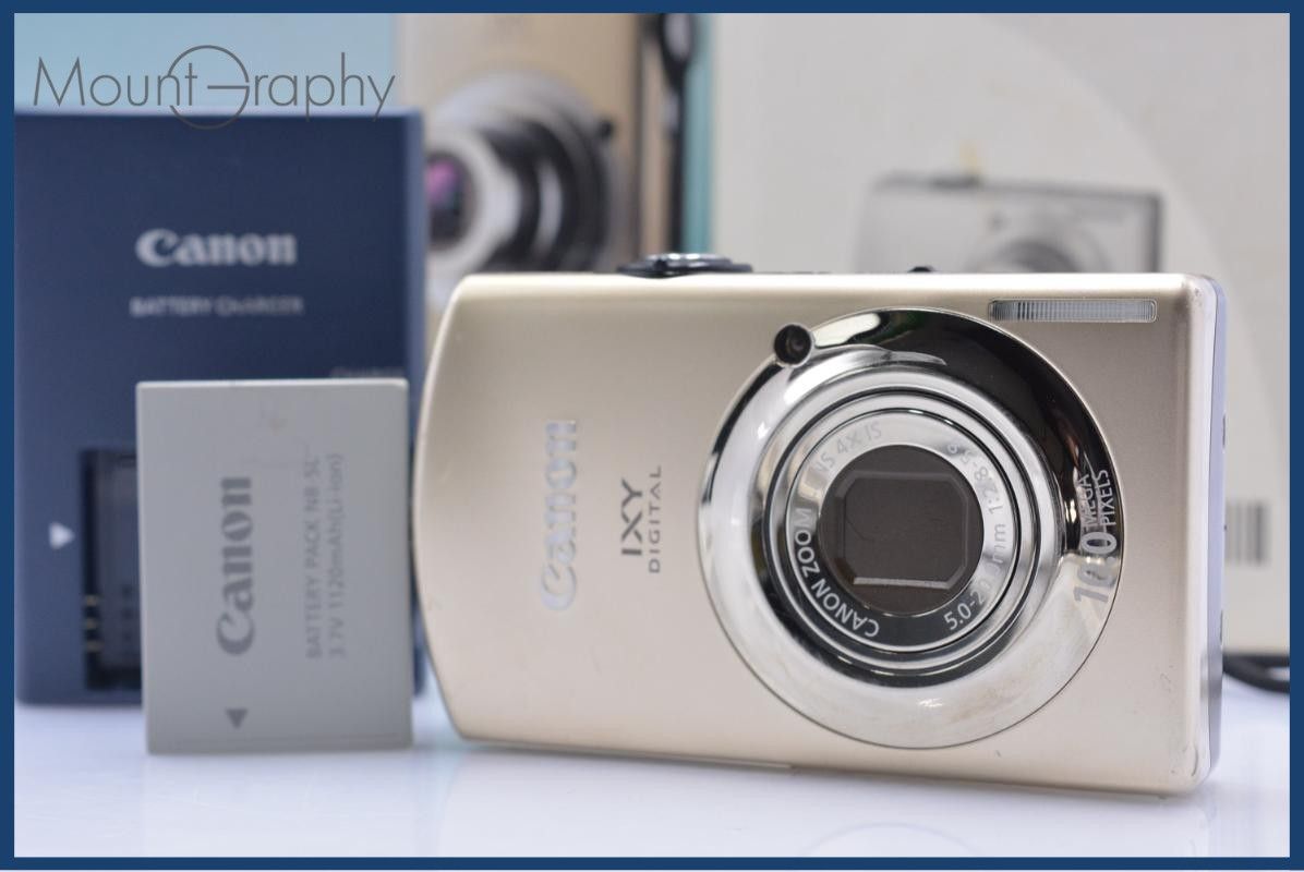 キヤノン Canon IXY DIGITAL 920 IS 4X 元箱、バッテリー、充電器