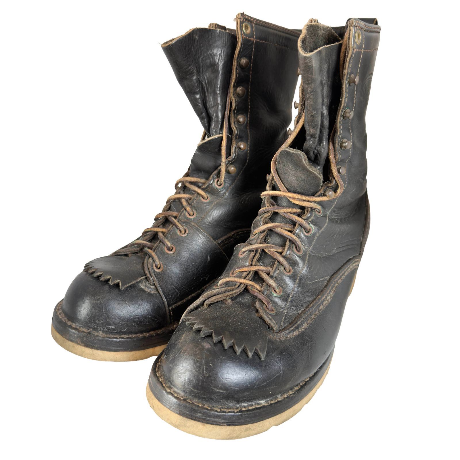 WESCO ウエスコ レースアップブーツ レザー サイズ９.5 D ブラック