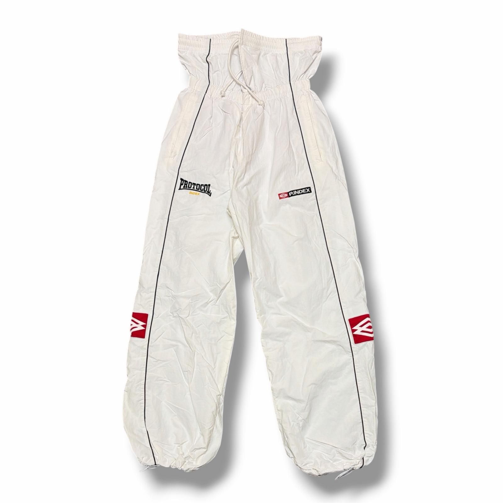 Protocol-Index Folded Track Pants フォールデッド トラックパンツ イージーパンツ プロトコロインディックス ホワイト 1 （14634M）