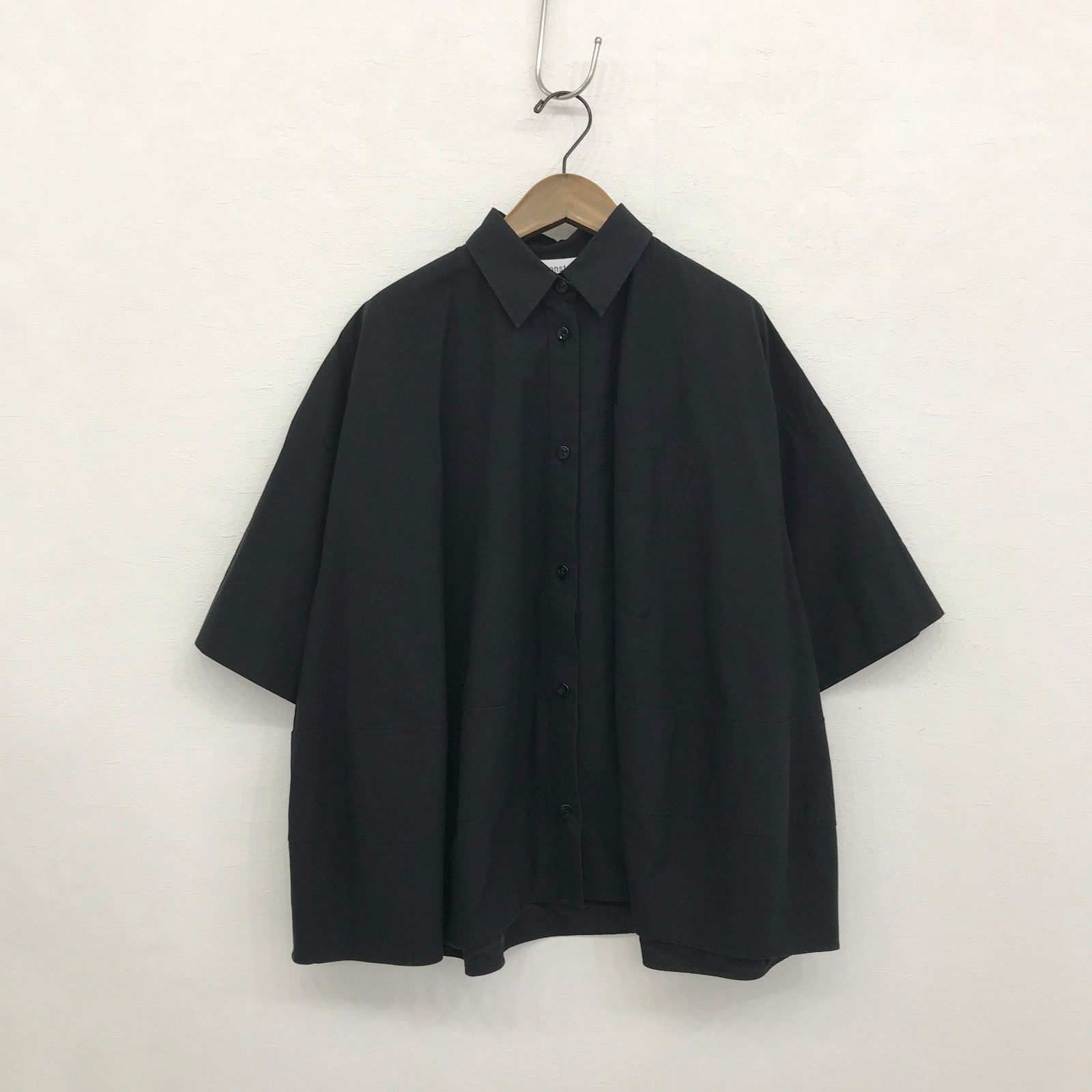 nagonstans ナゴンスタンス CO Ripstopボリュームドレープシャツ