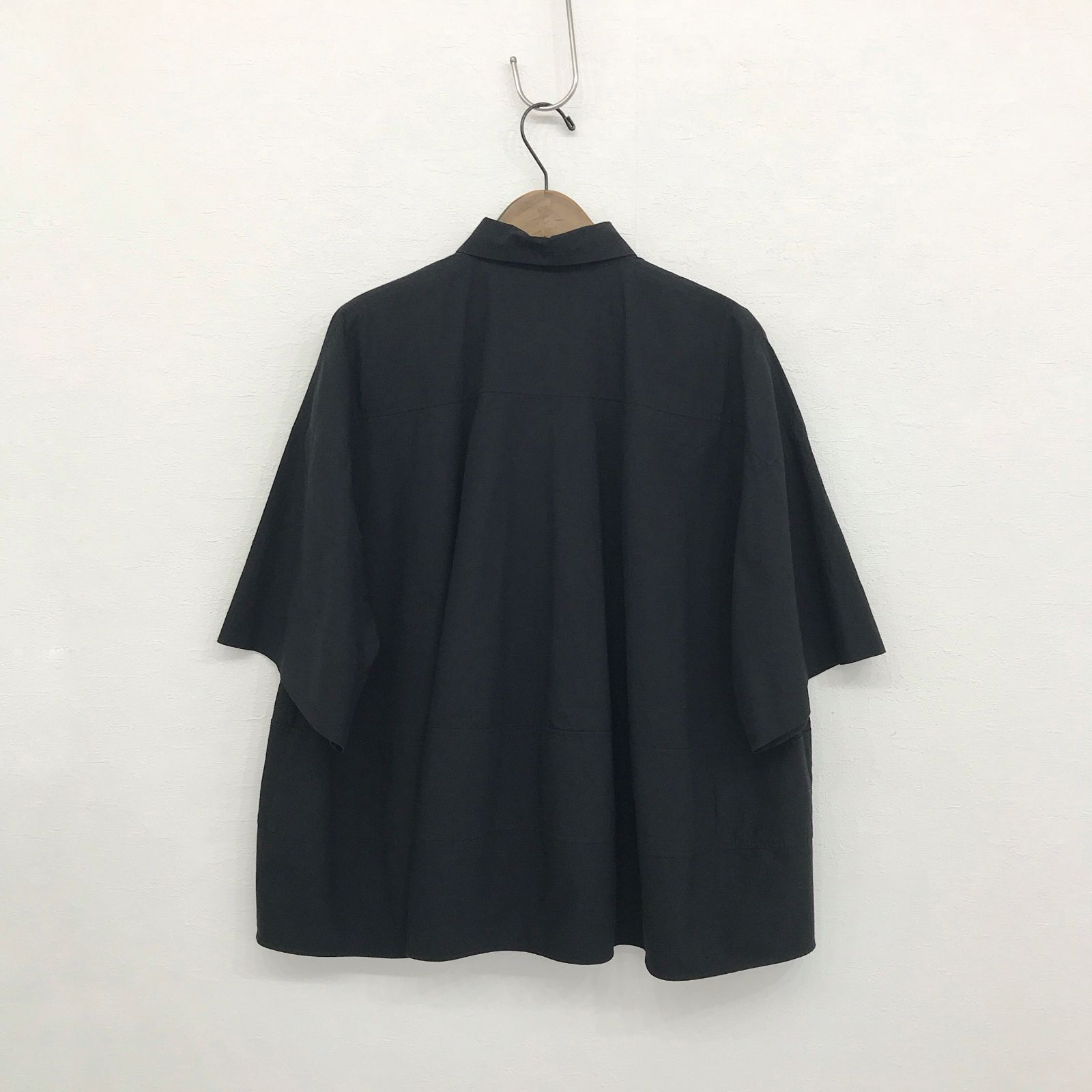 nagonstans ナゴンスタンス CO Ripstopボリュームドレープシャツ