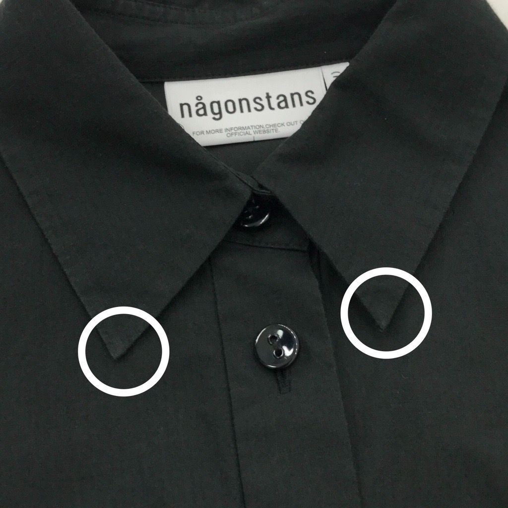 nagonstans ナゴンスタンス CO Ripstopボリュームドレープシャツ