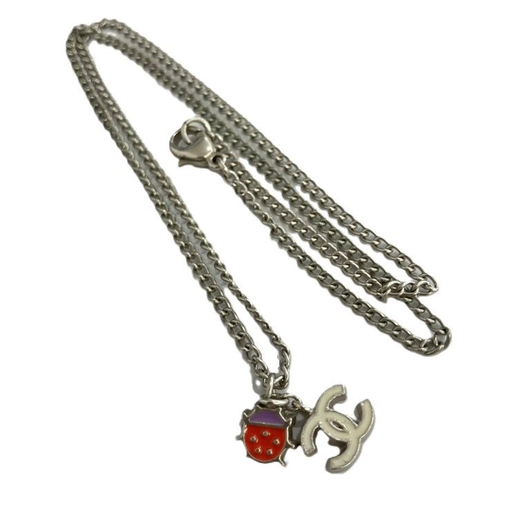 ■ □ 45426★04P シャネル ネックレス てんとう虫 ココマーク ♪CHANEL シャネル ネックレス てんとう虫 04P - メルカリ