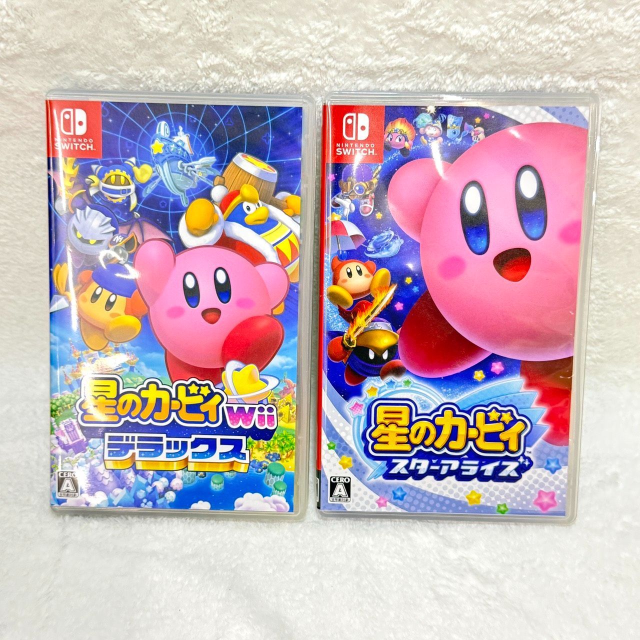 スイッチ ソフト 2点 星のカービィ wii デラックス 星のカービィ