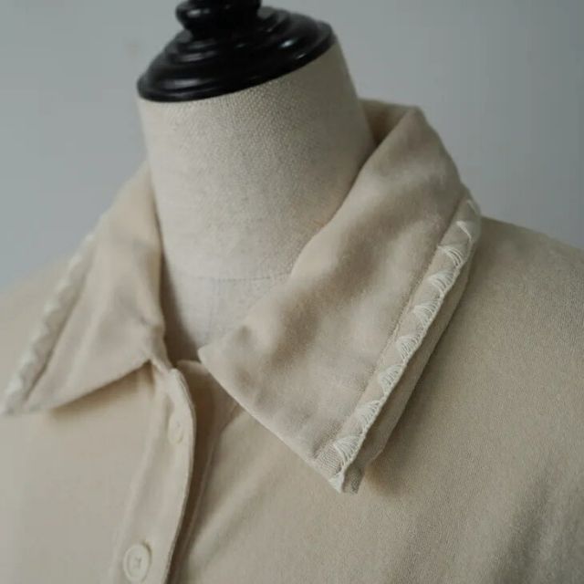 【新品】 ワンピース ASEEDONCLOUD | Grain suck Pile Dress (ivory) size O/S | ワンピース ドレス パイル素材 26ss 261802-iv