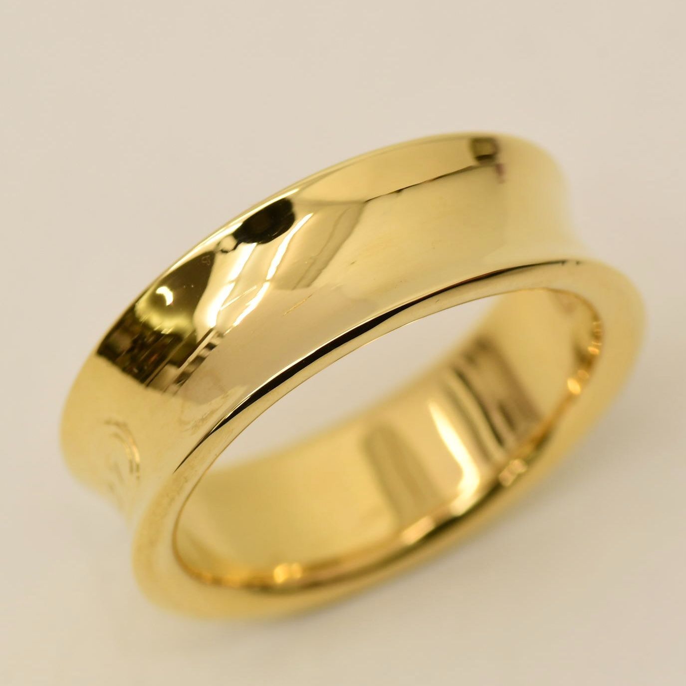 Tiffany & Co. ティファニー 750 ナローリング 9号 6.7g 1837 1997 K18