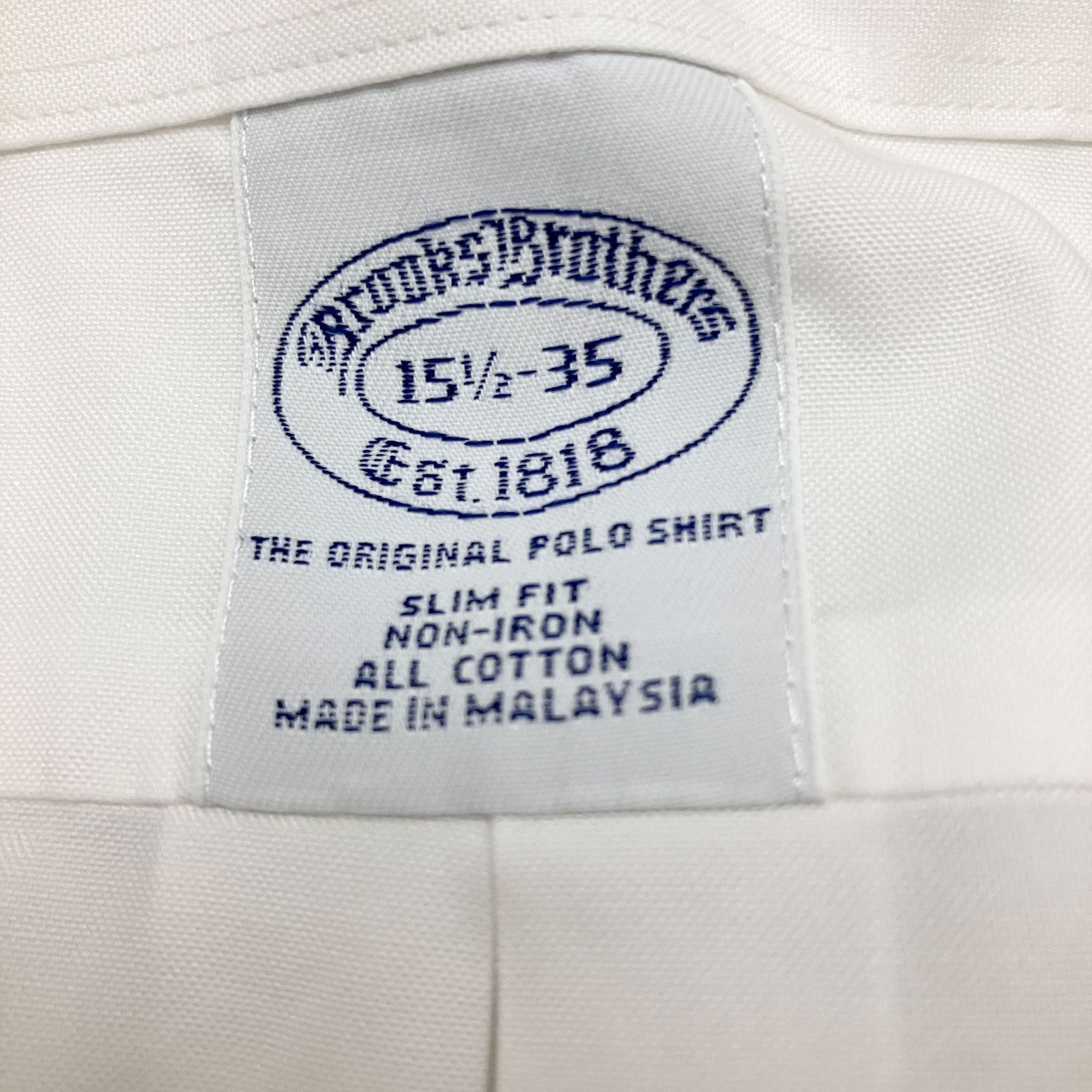 Brooks Brothers（ブルックスブラザーズ）【15 1/2-35】ボタンダウン