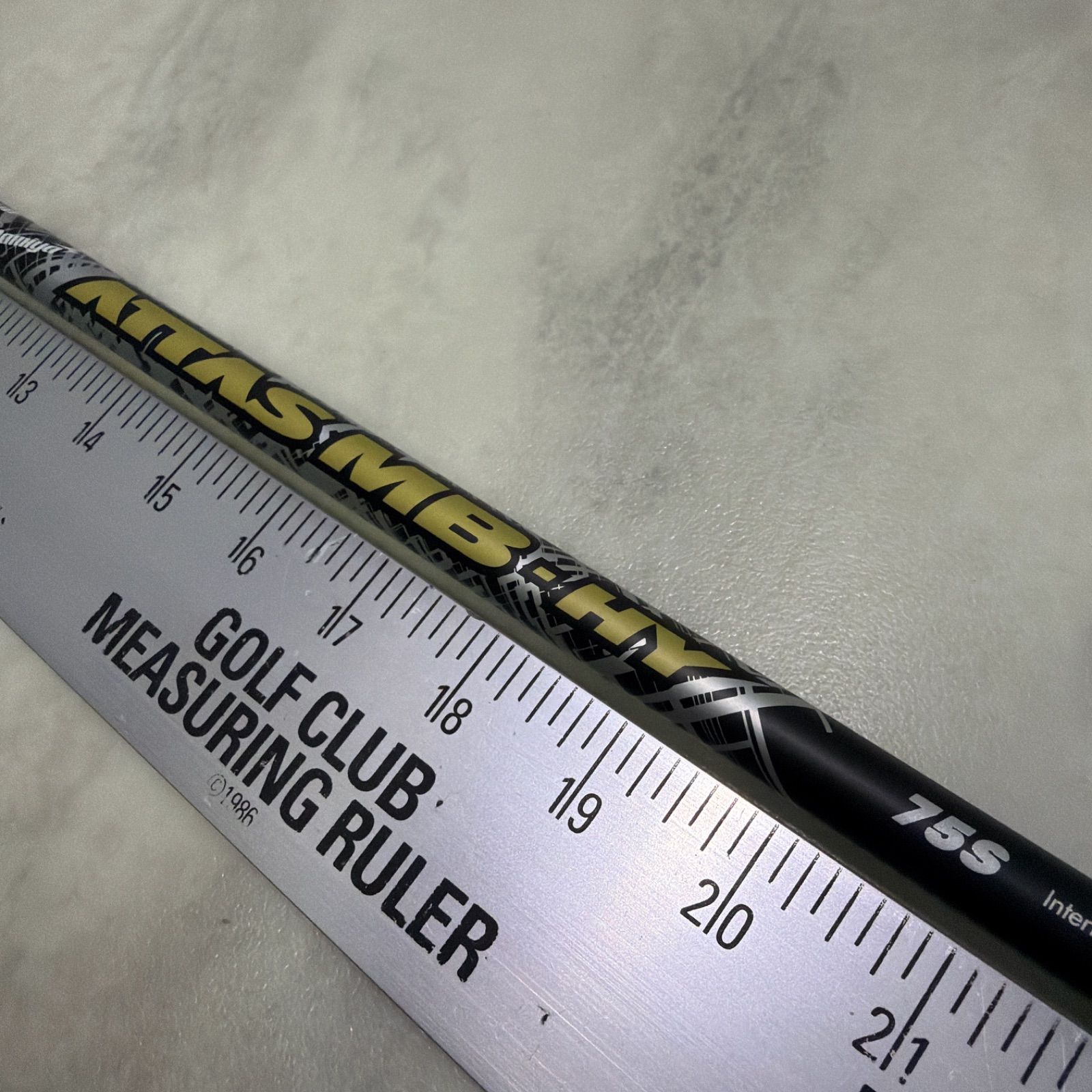 新品グリップ ATTAS MB-HY 75S PING 6UT用 カーボンシャフト