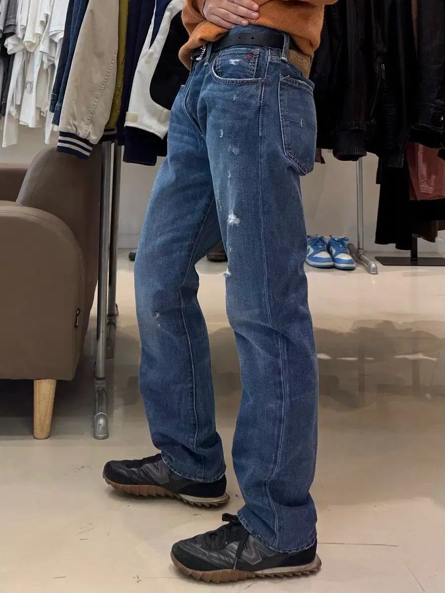 ポロラルフローレン オリジナル 덩가리ダメージ デニムパンツ POLO 