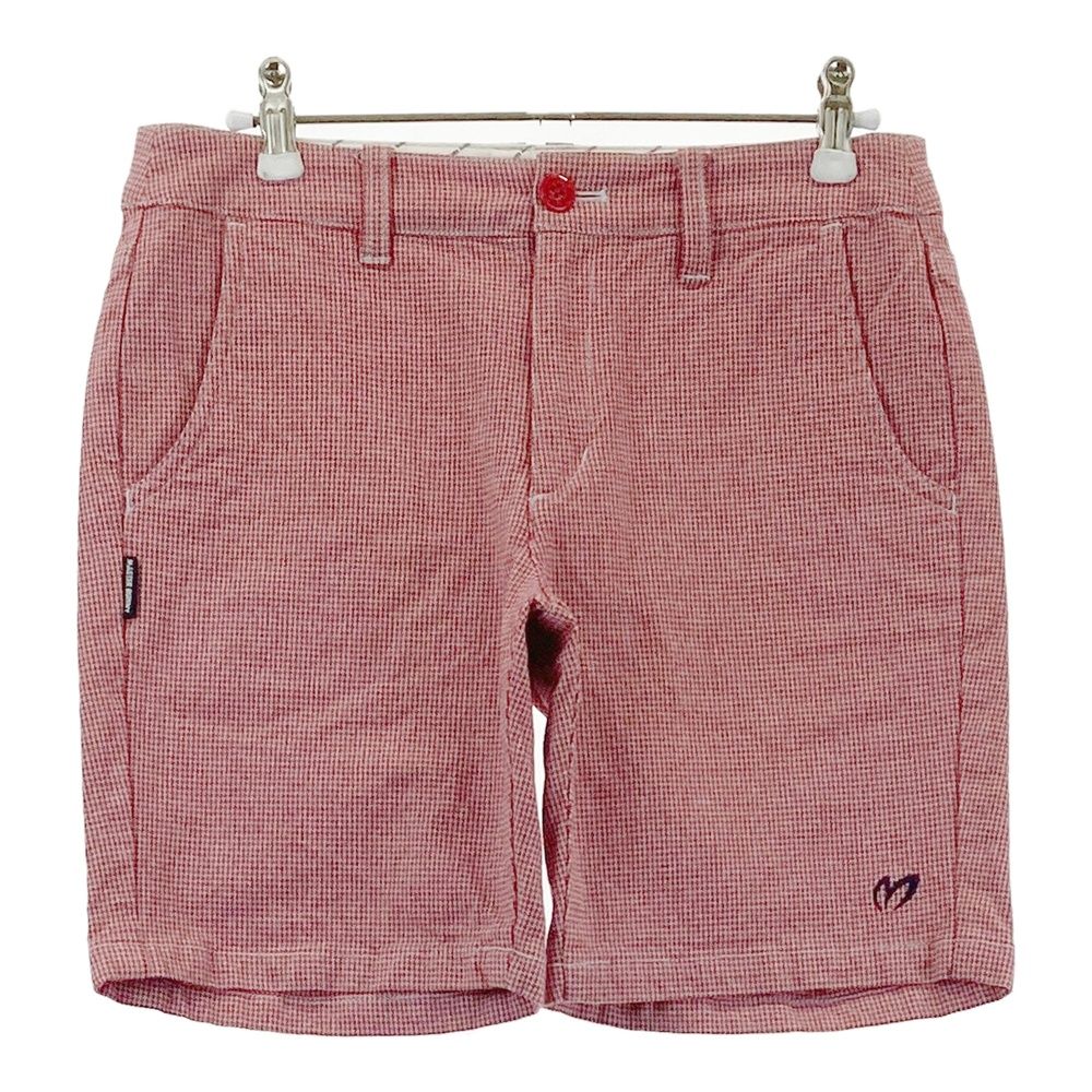 サイズ：0 MASTER BUNNY EDITION マスターバニーエディション ショートパンツ 総柄 レッド系 [240101693516] ゴルフウェア レディース ストスト