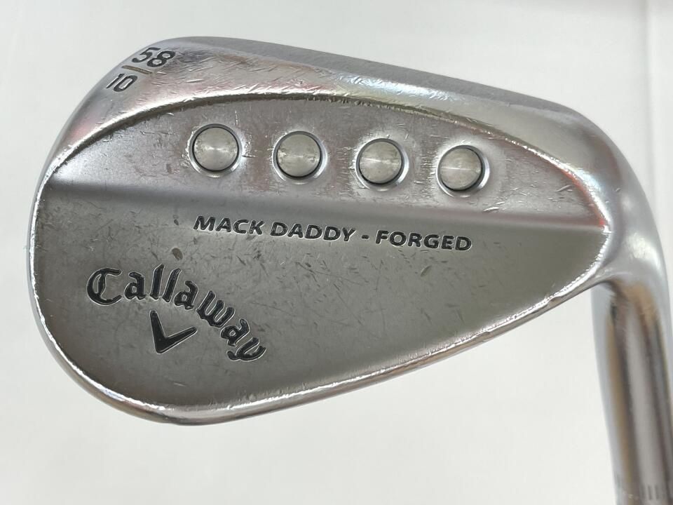 キャロウェイ　MACK DADDY FORGED 2019 クロムメッキ　58度　ダイナミックゴールド　S200フレックス　ウェッジ　中古　ゴルフドゥ！岡山青江店【最短即日発送】