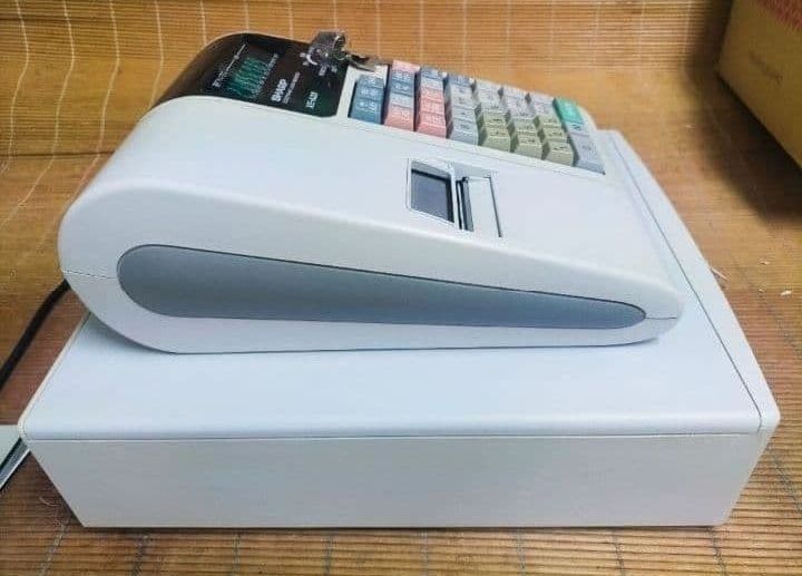 シャープレジスター XE-A20 店名設定無料ロゴ可能機種 000340 - メルカリ